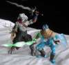 [ BBI Raziel and NECA Kain re-enacting one of the Defiance advertisement images ]
